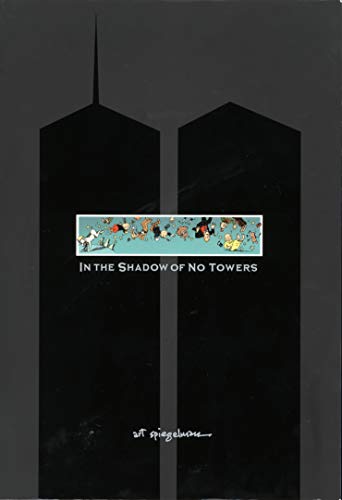 Book cover: dark towers framing a blue strip with small figures.