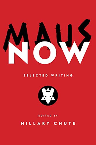 Red book cover with white text "Maus Now" and a mouse icon.
