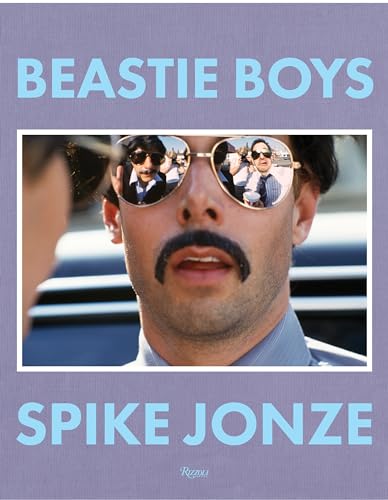 Book cover featuring a man with a mustache and reflected Beastie Boys.