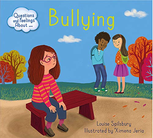 Book cover depicting a sad girl on a bench, with two other children.