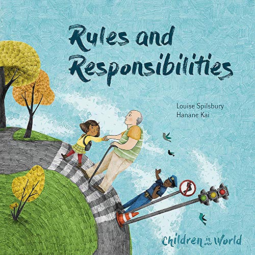 Book cover: children crossing a street with an older adult.