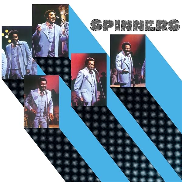 Album cover for The Spinners, featuring four men in light suits.