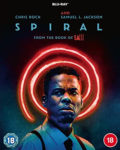 Spiral Blu-ray cover featuring Chris Rock with a red spiral design.