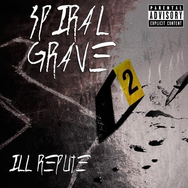 Album cover showing a crime scene marker with the number 2 on dark ground.