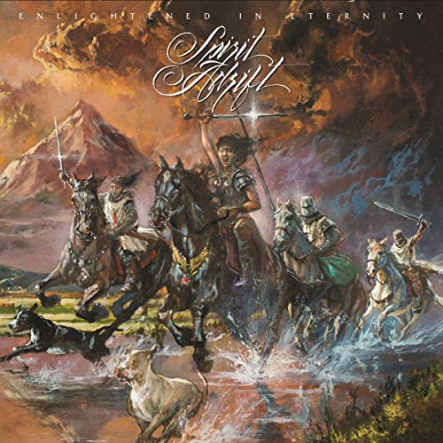 Painted album cover depicting armored figures on horseback in a landscape.