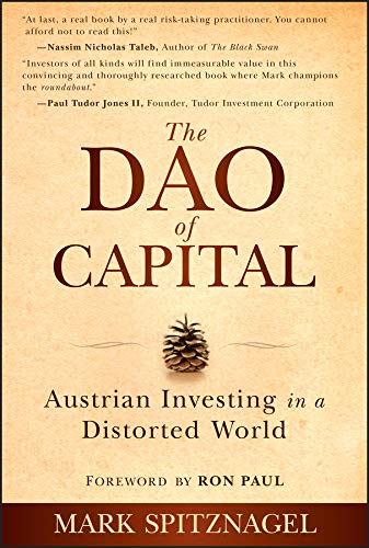 Book cover: "The Dao of Capital" by Mark Spitznagel, with a pinecone.