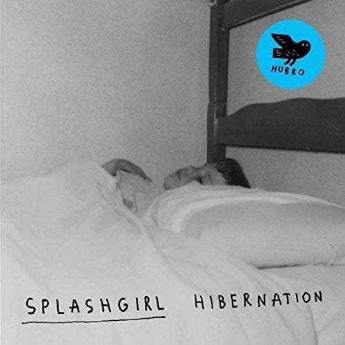 Black and white album cover with a person sleeping under covers.