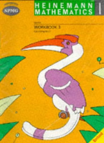 Heinemann Maths Workbook 3 cover with a colorful toucan illustration.