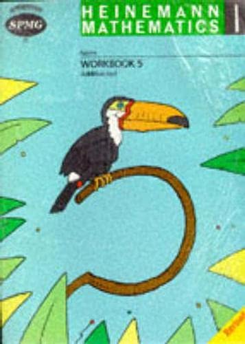 Heinemann Maths Workbook 5 cover with a toucan on a branch.