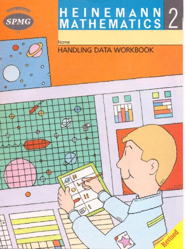 Heinemann Maths 2 workbook cover with planets, charts, and a boy.