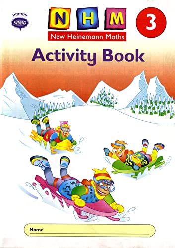 New Heinemann Maths Year 3 Activity Book cover with children sledding.