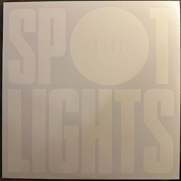 Vinyl record cover with large white text reading "Spotlights Rarities".