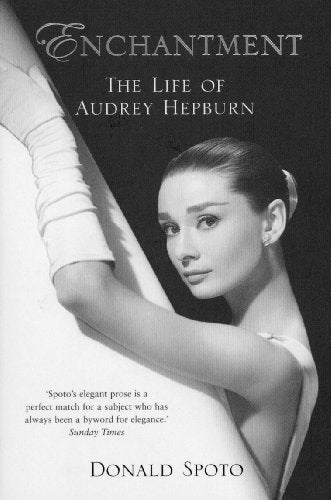 Book cover featuring a black and white portrait of Audrey Hepburn.