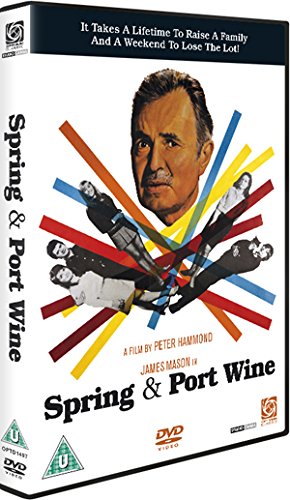 DVD cover for "Spring & Port Wine" featuring James Mason and family images.