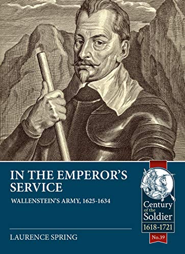 Book cover depicting Albrecht von Wallenstein, a 17th-century military leader.