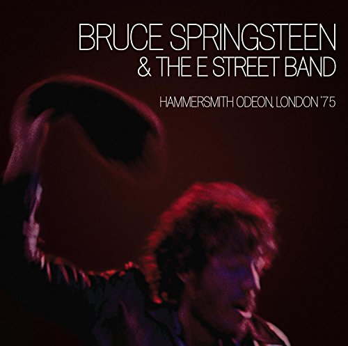 Bruce Springsteen concert album cover, featuring a red and black image.