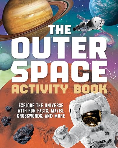Book cover featuring an astronaut, planets, a space station, and the title text.
