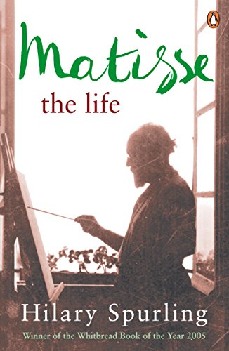 Book cover showing a silhouette of Matisse painting in front of a window.