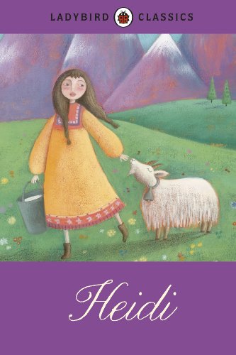 Ladybird Classics cover for “Heidi” depicting a girl with a goat.