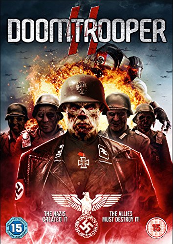 DVD cover featuring undead soldiers in Nazi uniforms against a fiery, war-torn background.