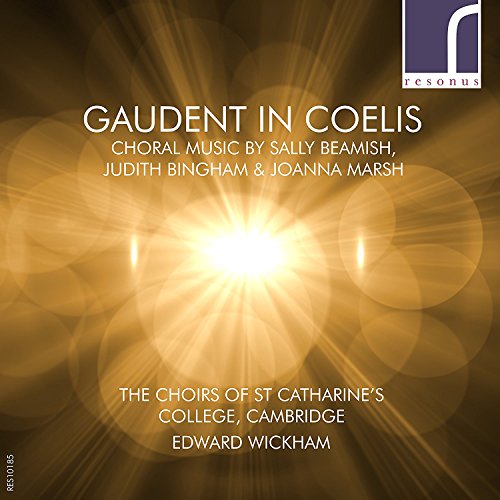 Album cover with golden sunburst background, white text, and purple Resonus logo.