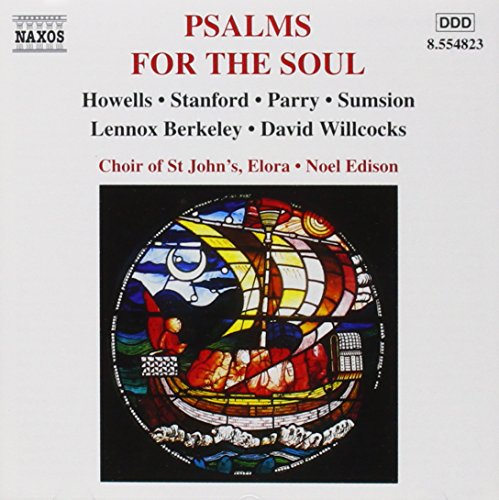 CD cover for "Psalms for the Soul" featuring stained glass art.