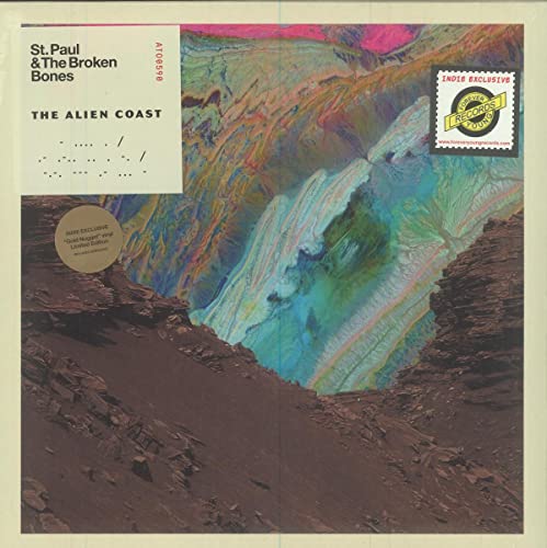 Vinyl album cover for St. Paul & The Broken Bones, abstract landscape.