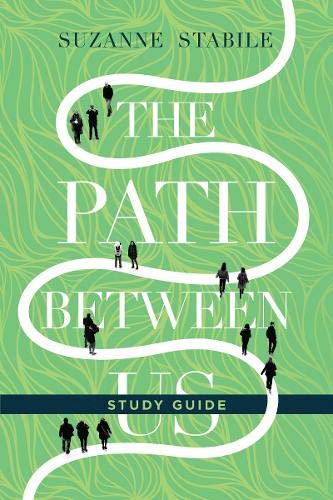 Study guide cover with green swirls, white path, and small figures.