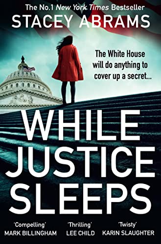 Book cover: woman in red facing the U.S. Capitol building.