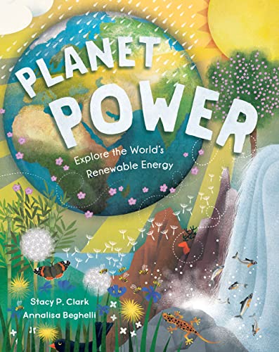 Book cover showing a globe, nature scenes, and the title Planet Power.