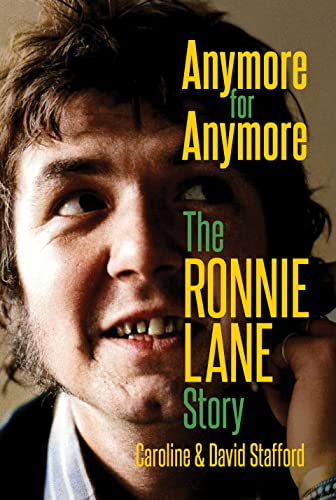 Book cover featuring a portrait of musician Ronnie Lane, with yellow text.