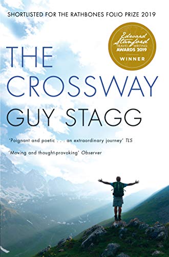 Book cover: "The Crossway" by Guy Stagg, featuring a mountain landscape.