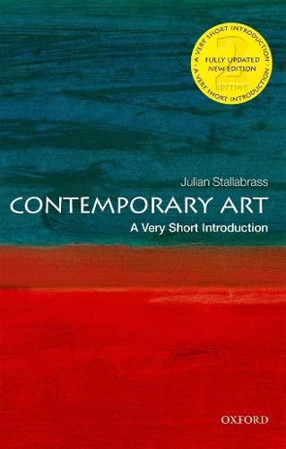 Book cover: "Contemporary Art: A Very Short Introduction" with abstract art.
