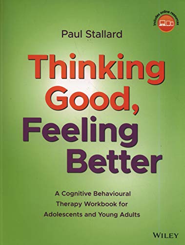 Book cover: "Thinking Good, Feeling Better," a CBT workbook.