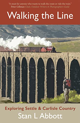 Book cover depicting a steam train on the Settle-Carlisle railway line.