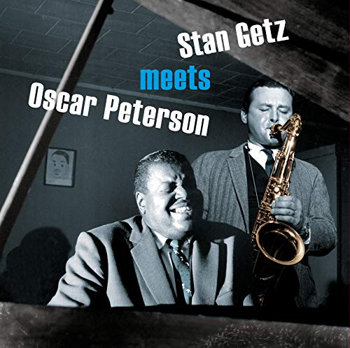 Stan Getz and Oscar Peterson album cover, featuring both musicians.