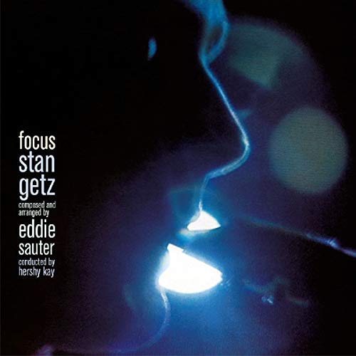 CD cover for Stan Getz’s “Focus” featuring a blue, smoky face profile.