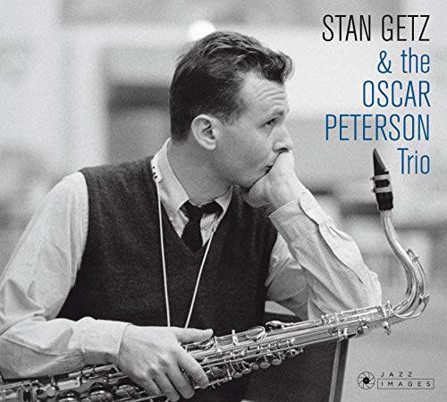 Black and white album cover featuring Stan Getz playing saxophone.