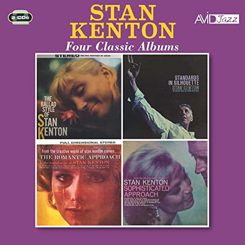 CD cover for Stan Kenton’s “Four Classic Albums” featuring portraits.