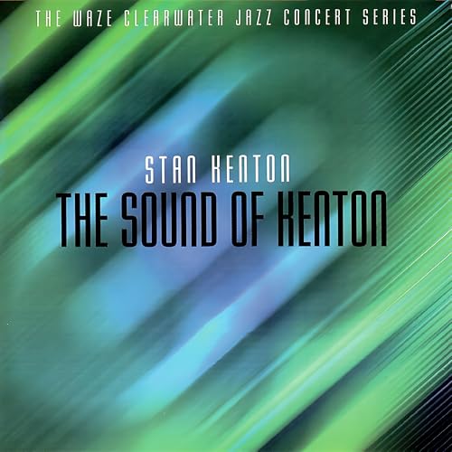 CD cover for Stan Kenton’s “The Sound Of Kenton” with abstract green lines.