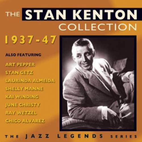 CD cover for “The Stan Kenton Collection 1937-47” featuring a portrait.