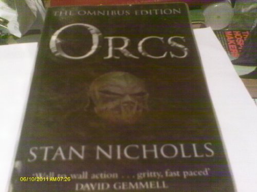 Black book cover with large white “ORCS” title and orcish face.