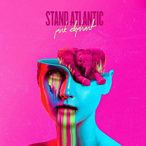 Album cover: a blue head with a pink elephant emerging from it.