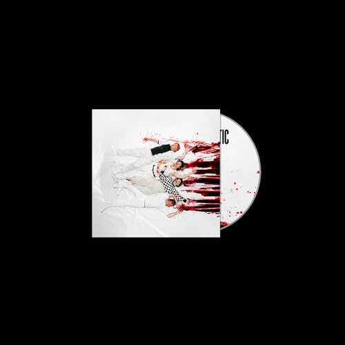 Stand Atlantic CD featuring the band members lying on white ground with red paint.