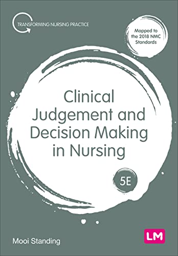 Book cover: "Clinical Judgement and Decision Making in Nursing," 5th edition.