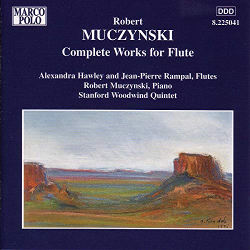 CD cover for Muczynski’s flute works, featuring a landscape painting.