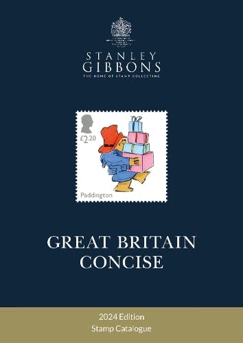 2024 Great Britain stamp catalogue cover featuring Paddington Bear.