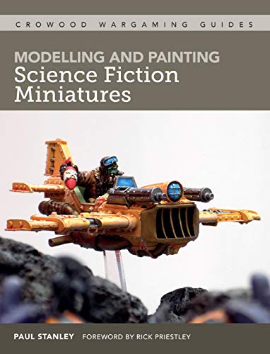 Book cover showing a painted science fiction miniature spaceship model.
