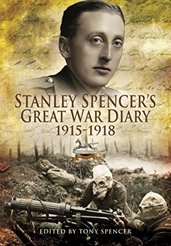 Book cover featuring portrait of Stanley Spencer and wartime imagery.
