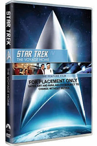 DVD cover of Star Trek IV: The Voyage Home with a large starship emblem.